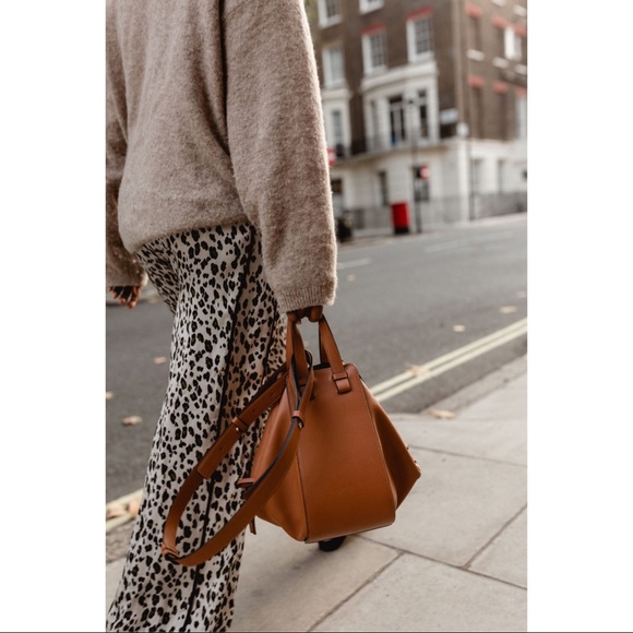 Like New Loewe Medium Hammock Leather Bag in Color Tan - Picture 1 of 14